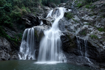 Fototapeta na wymiar Krung Ching waterfall National Park Nakhon Si Thammarat, Thailan
