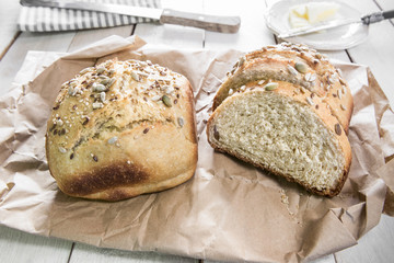 Homemade bread