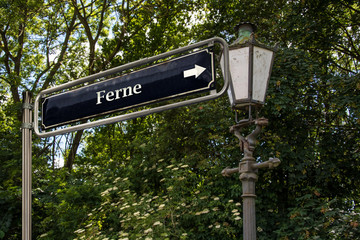 Schild 53 - Ferne