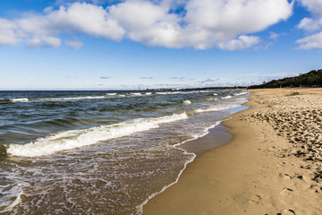 Fototapeta na wymiar Beach by the sea.