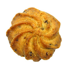 Macro shot of cookies.