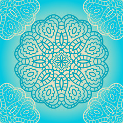 Delicate lace seamless pattern