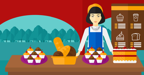 Successful small business owner.