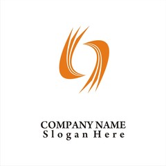 Social Network Team logo design vector template