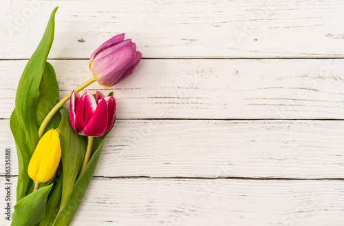 "Bunte Tulpen Dekoration Blumenstrauß Weißer Hintergrund" Stockfotos und lizenzfreie Bilder auf ...