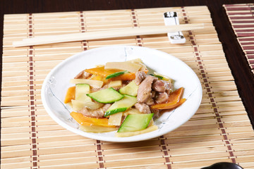 chicken with vegetables