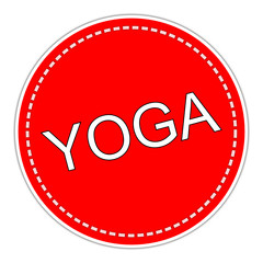 Yoga sticker