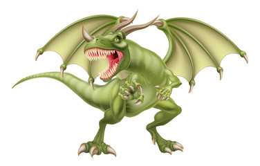 Fototapeta premium Green Dragon