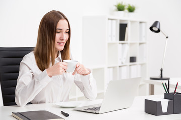 Businesswoman at work
