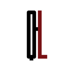 QL initial logo red and black