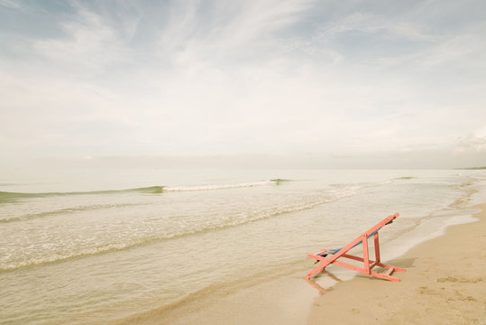 Pink Beach Chair