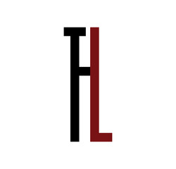 TL initial logo red and black