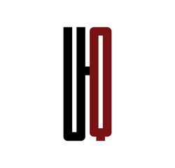 UQ initial logo red and black