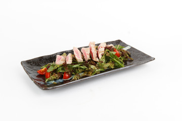 Image of tasty salad with tuna