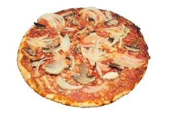 homemade vegetable pizza