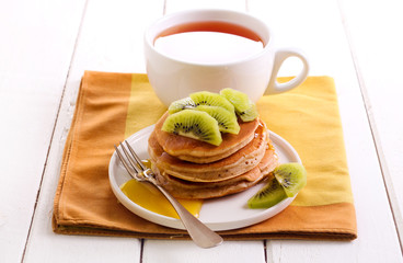 Classical buttermilk pancakes