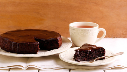 Chocolate fudge cake