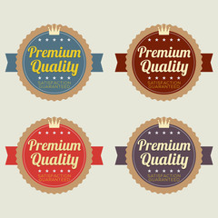 Set of Vintage Retro Badge.