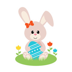 easter bunny vector