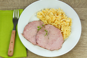 rôti de porc et pâtes 26032016