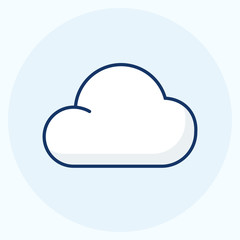 Vector cloud icon
