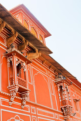 Fototapeta na wymiar городской дворец в Индии, дом королевской семьи