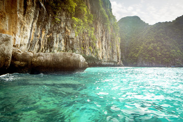 Loh Samah Bay at Phi Phi Island, Thailand