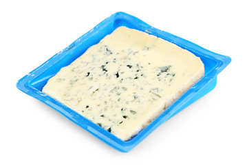 Slice of blue cheese