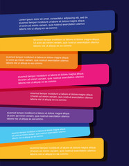 Vector brochure design templates collection. Applications and Infographic Concept. Set of Flyer, Brochure Design Templates.