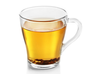 Cup of tea isolated on white