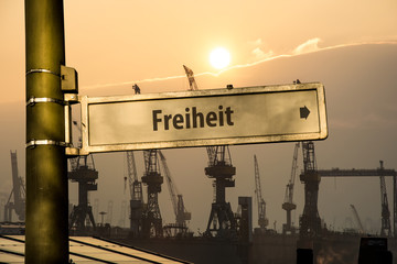 Schild 85 - Freiheit