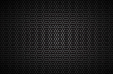 Geometric polygons background, abstract black metallic wallpaper, vector illustration