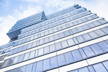 Fototapeta na wymiar Bürogebäude, Immobilie, Glasfassade