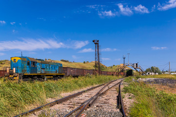 industrial railway junction