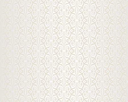 Bright wedding beige vintage wallpaper background pattern