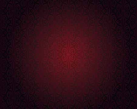 Dark red wallpaper repitable gradient vector background pattern