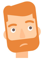 Fototapeta premium Young depressed man.