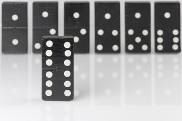 Black Domino bricks 5