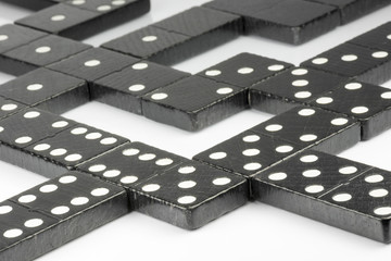 Black Domino bricks 6