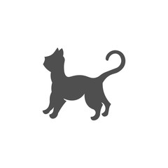 Cat logo vector illustration