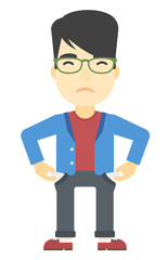 Bancrupt business man.