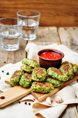 baked broccoli oat cheese sticks