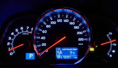Car instrument panel
