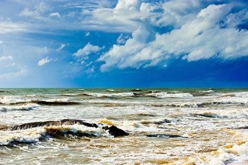 The ocean before the storm, Sri Lanka