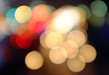 blurred lights abstract background