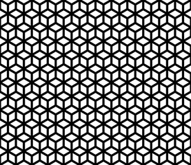 Vector modern seamless sacred geometry pattern, black and white abstract geometric background, subtle pillow print, monochrome retro texture, hipster fashion design