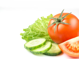  Juicy Isolated Tomato in white background