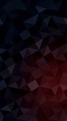 Obraz premium Dark red polygonal design illustration, which consist of triangl