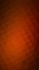 Dark red polygonal design illustration, which consist of triangl