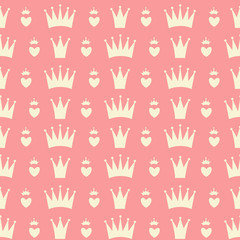 Princess Seamless Pattern Background